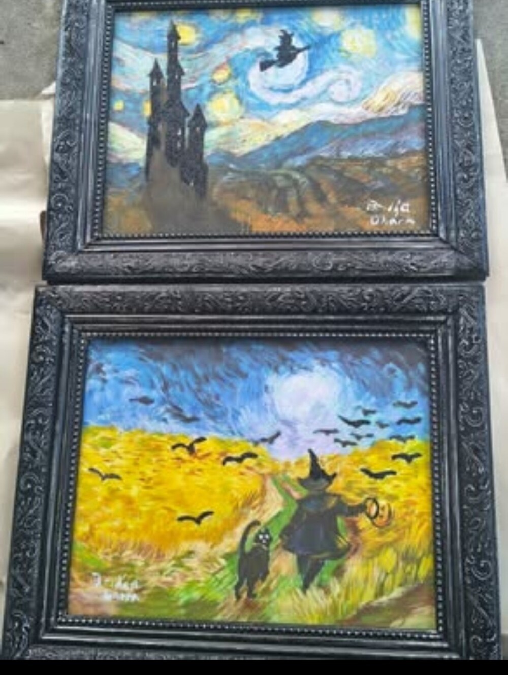 Pier 1 "Van Ghost" Halloween Artisan Collection Set of 2.